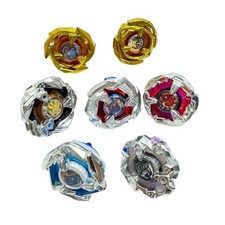 Metal spinning top toy set - top, bx