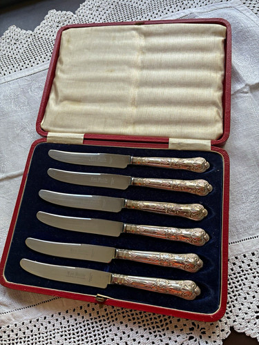 Set hallmarked silver - 6,