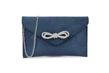 Women suede clutch bag - women's,