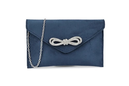 Women suede clutch bag - clutch,