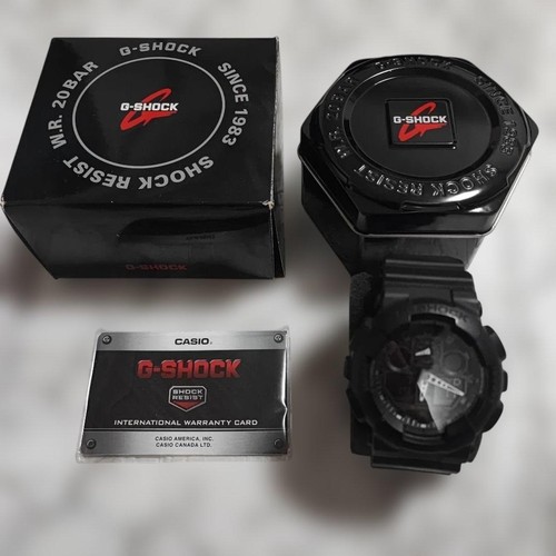 Casio shock ga100 1a1 - casio, g-shock