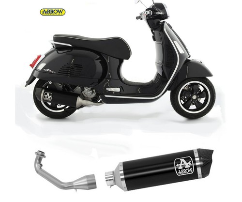 Exhaust muffler link arrow - muffler, +link