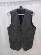 ❤️ Primark Grey Slim Fit Smart Waistcoat Size Medium Bnwot
