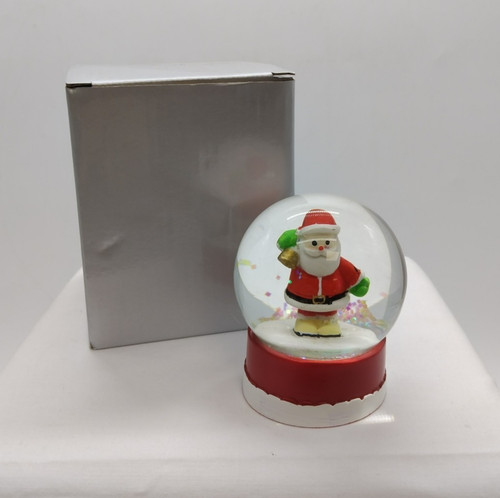 Santa claus glass snow globe - snow,