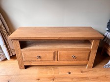 Solid French Oak TV Cabinet by