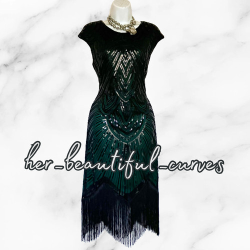 20s gatsby sequined beaded - gatsby,