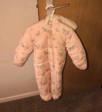 Pink Snowsuit Size 6-9 Months