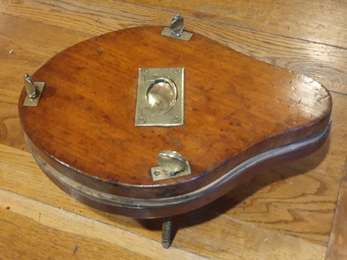 Antique mahogany racket - mahogany,
