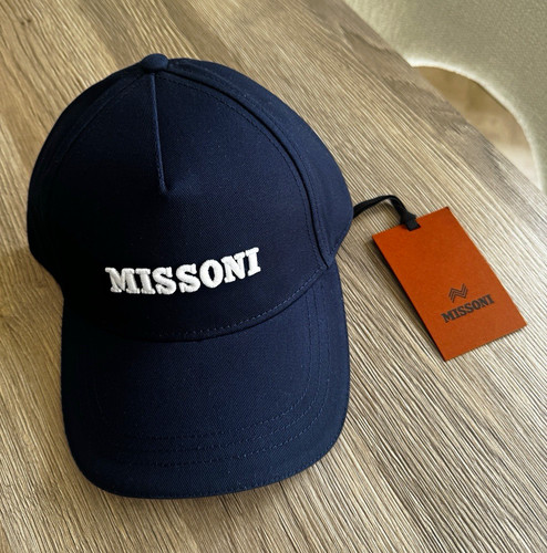 Missoni navy baseball cap hat - cap,