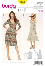 BURDA 6759 DRESSES Misses