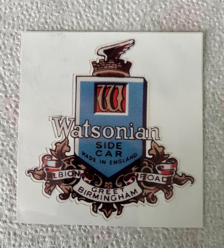 Watsonian sidecar sticker - sidecar,