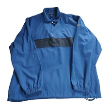 Gant Men's Blue Canvas Windbreaker / Jacket Quarter Zip. A Large Medium C-48-50"