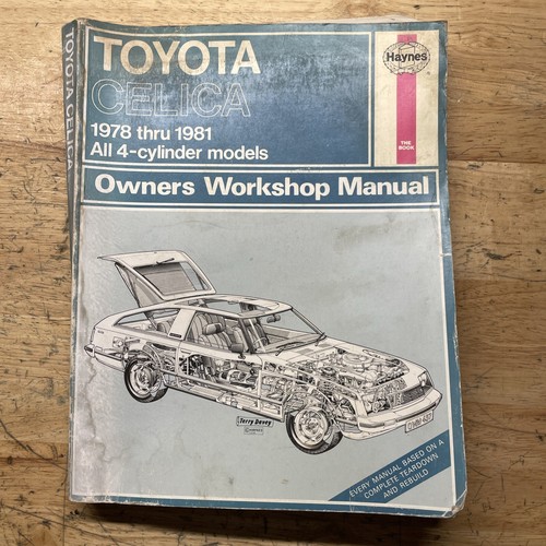 Haynes toyota celica 1978 1981 - celica, 1978-1981