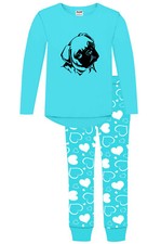 GIRLS PUG PYJAMAS PUPPY DOG