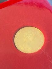 1979 22ct Isle of Man Proof Half Gold Sovereign & COA. SALE PRICE with gold down