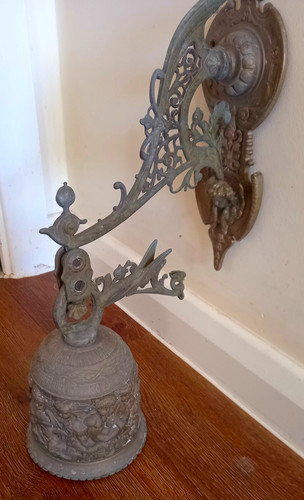 Antique victorian brass - antique, wall