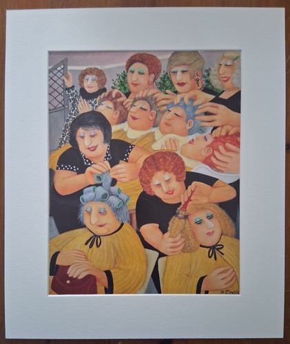 Beryl cook mounted print - mounted,