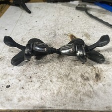 Pair Of Shimano Deore SL-M530 3x9 Speed RapidFire Trigger Shifters Retro MTB