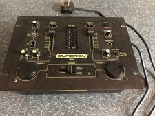 Synergy Model Number T1000 DJ Mixer 2 Two Record Deck  cd Turntable CrossFader