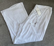 NEW M&S Ladies White Crinkle