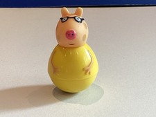 Rare Peppa Pig weebles figure weeble friend pedro pony yellow