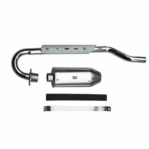 Exhaust set 250cc silver - exhaust,