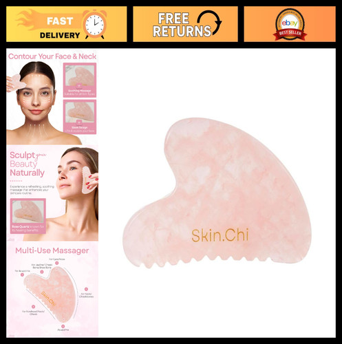Rose quartz gua sha tool - tool,