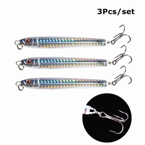 3pcs set sea fishing silver - sea,