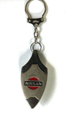 Italian made Nissan all metal Keyring Fob size 54x24 mm