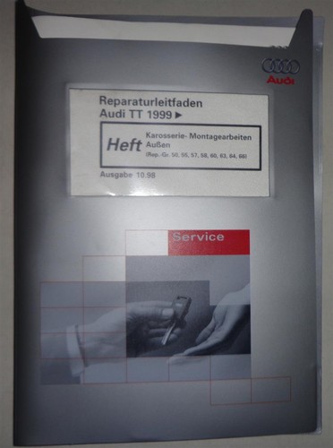 Workshop manual audi 8n - manual, tt