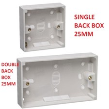 25mm Wall Pattress Back Box