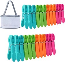 24x Non-Slip Washing Line Pegs