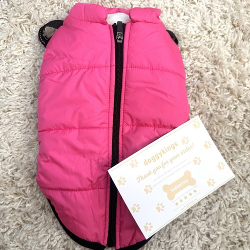 Doggykings pink dog coat - doggykings,