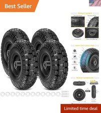 Durable 10" Solid Tire Pack -