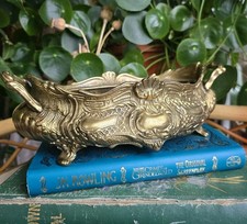 Antique brass jardiniere - antique,