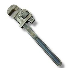 Vintage 14” Stillson Pipe Wrench Adjustable Cast Iron Spanner Classic Plumbing