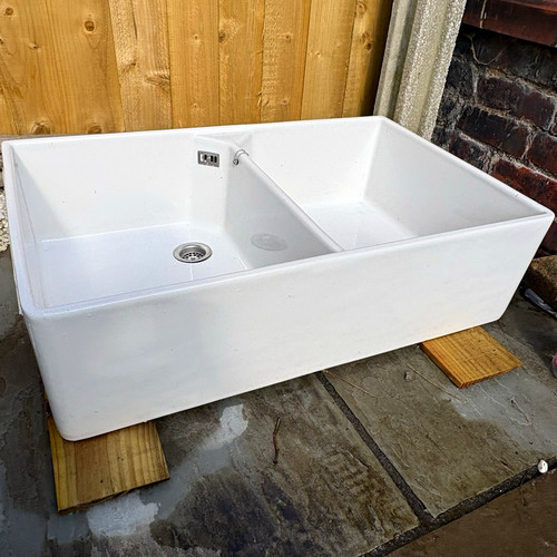 Double belfast sink used - double,