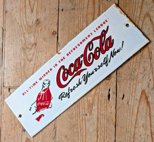 Coca Cola Sign - Enamel Metal
