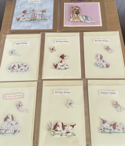 Decoupage handmade dog motif - 8,