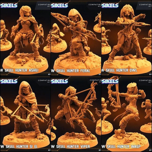 Alien widow skull hunter - alien,