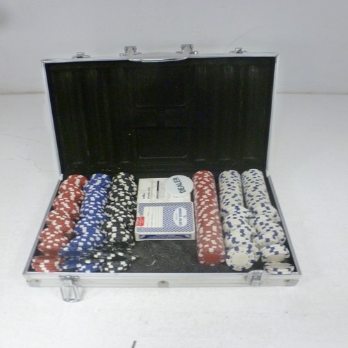 Poker chip set metal - chip,