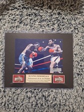 Signed Joe Frazier, Muhammad