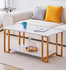 Coffee Table, White Marble