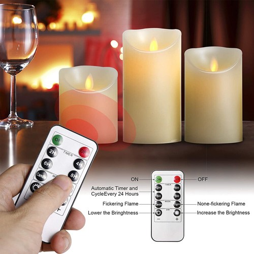 Pack pillar candles - 3,