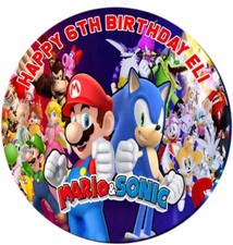 Mario Sonic Birthday Cake