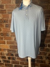RLX GOLF LIGHT BLUE LOGO PRINT