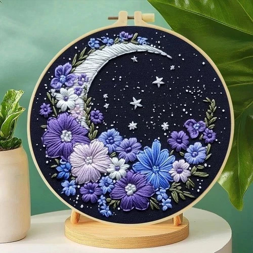 Embroidery kit pretty - embroidery,