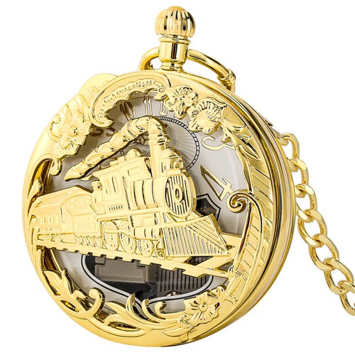 Steam train quartz pocket - steam,