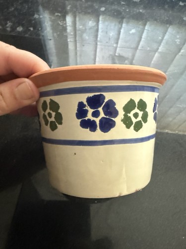 Terracotta plant pot - terracotta,