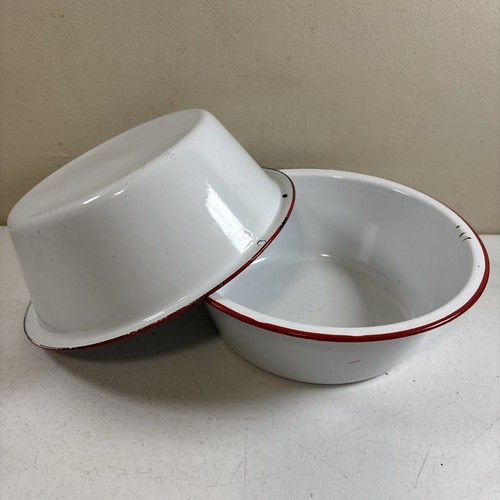 Enamel tub pan pots - tub/pan/pots, 10”